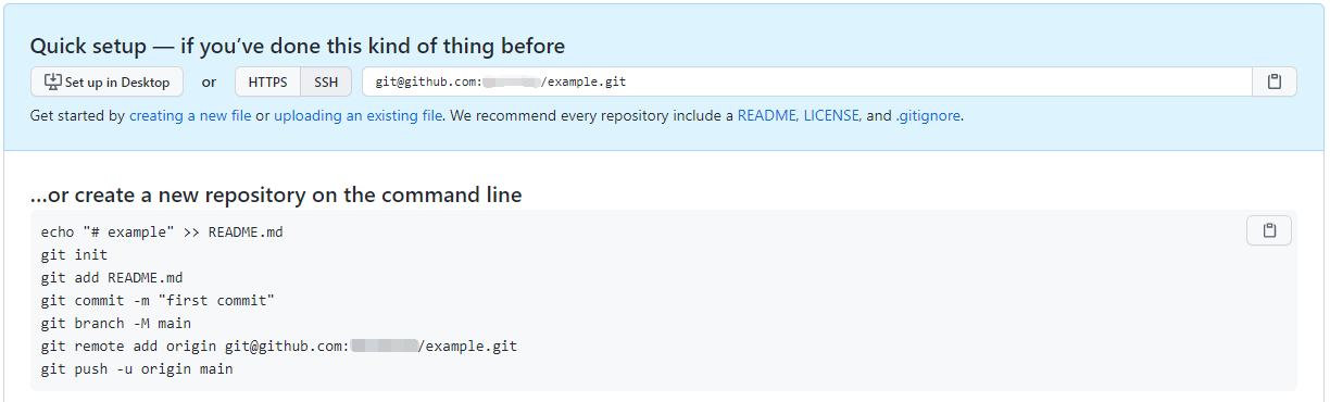 Create repository completely